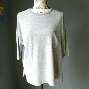 Zara Trafaluc gray Sz M SS